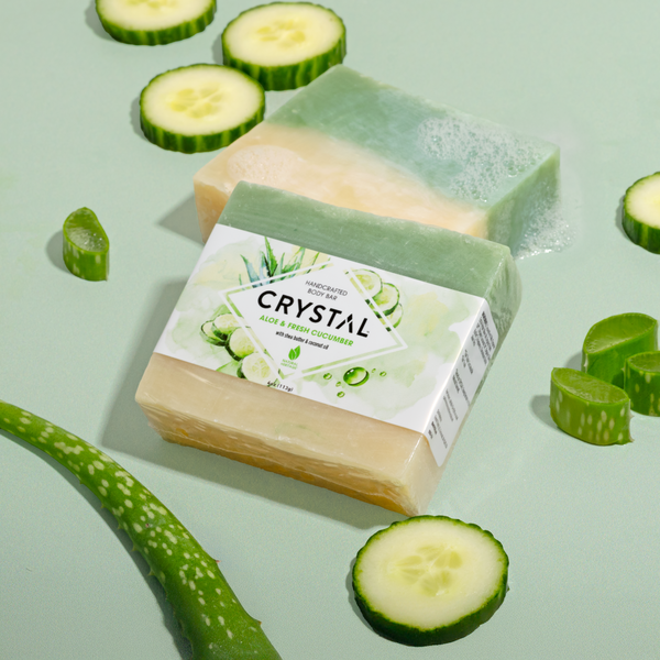 Aloe & Fresh Cucumber Body Bar – CRYSTAL™ Deodorant