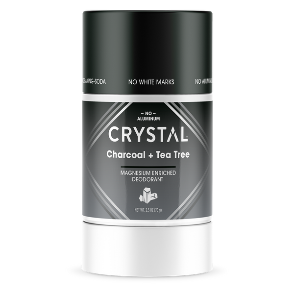 Magnesium Enriched Deodorant Charcoal + Tea Tree CRYSTAL™ Deodorant