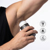 Person applying Crystal Charcoal and Tea Tree Magnesium deodorant.