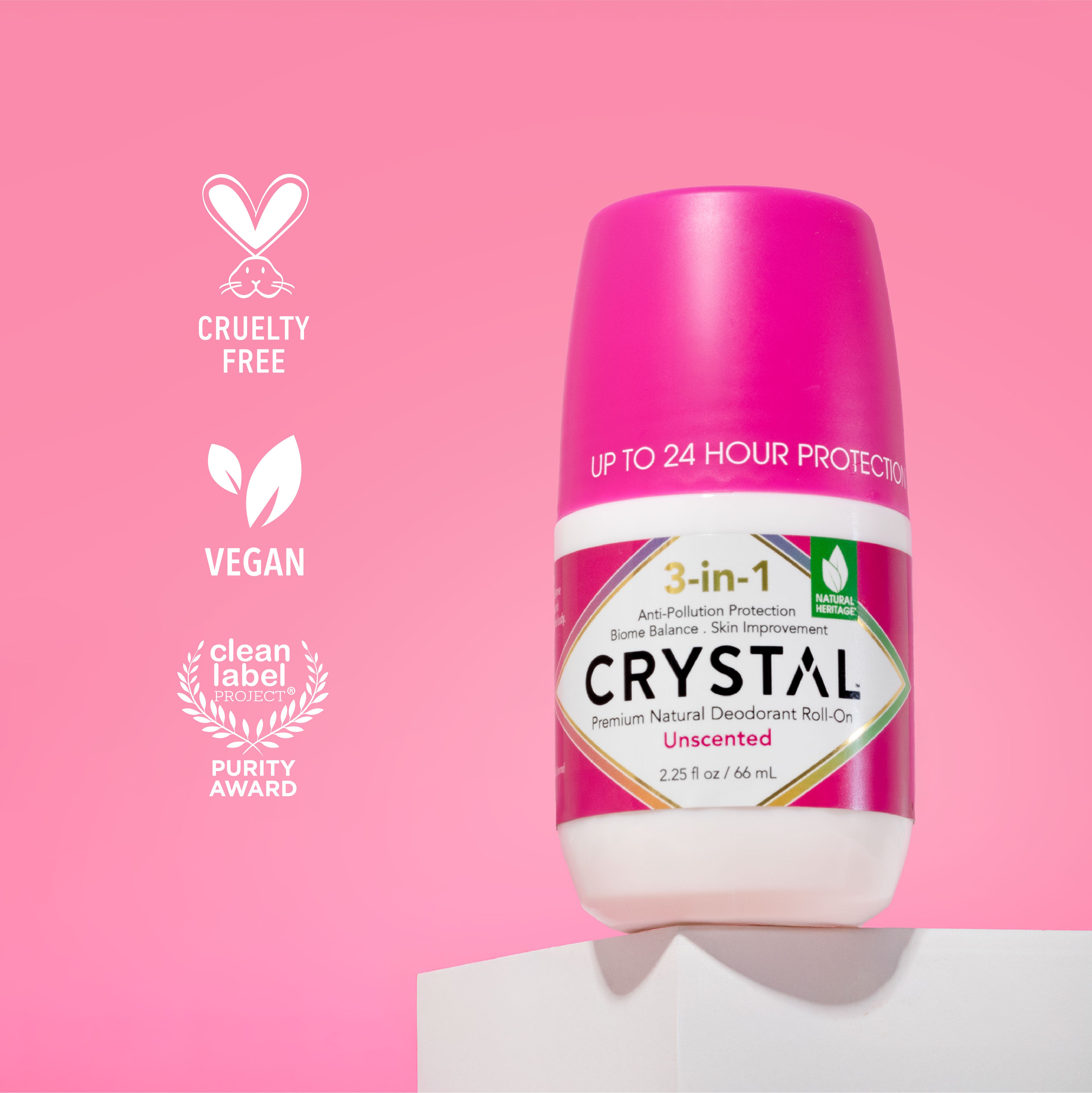3-in-1 BioHealth Deodorant Roll-on - Unscented