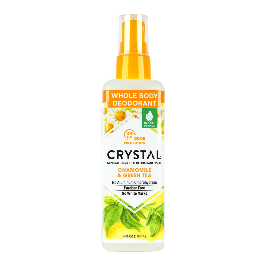 Mineral Deodorant Spray<br><p>Chamomile & Green Tea