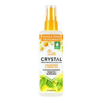 Mineral Deodorant Spray<br><p>Chamomile & Green Tea