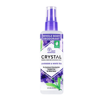 Mineral Deodorant Spray<br><p>Lavender & White Tea