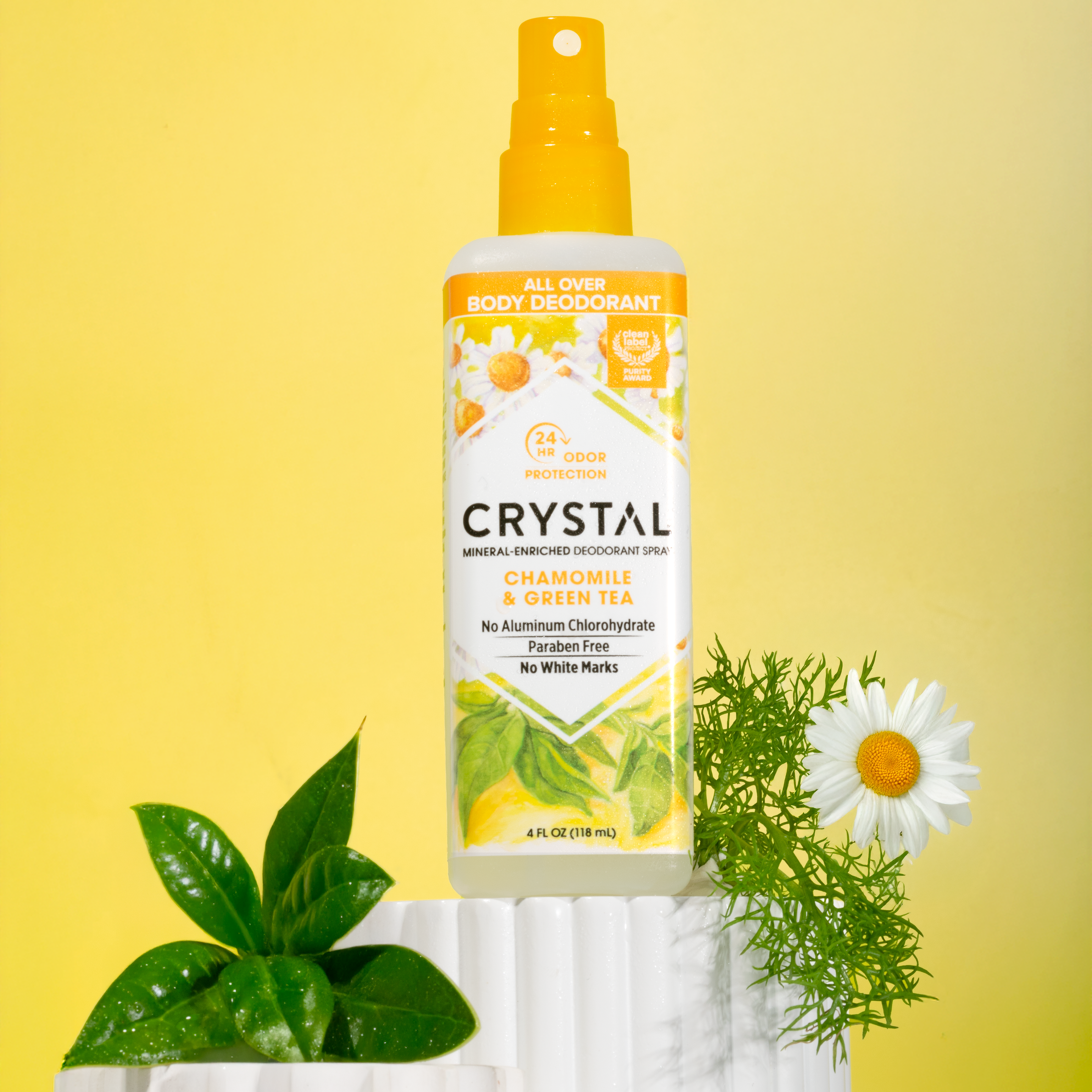 Mineral Deodorant Spray - Chamomile & Green Tea