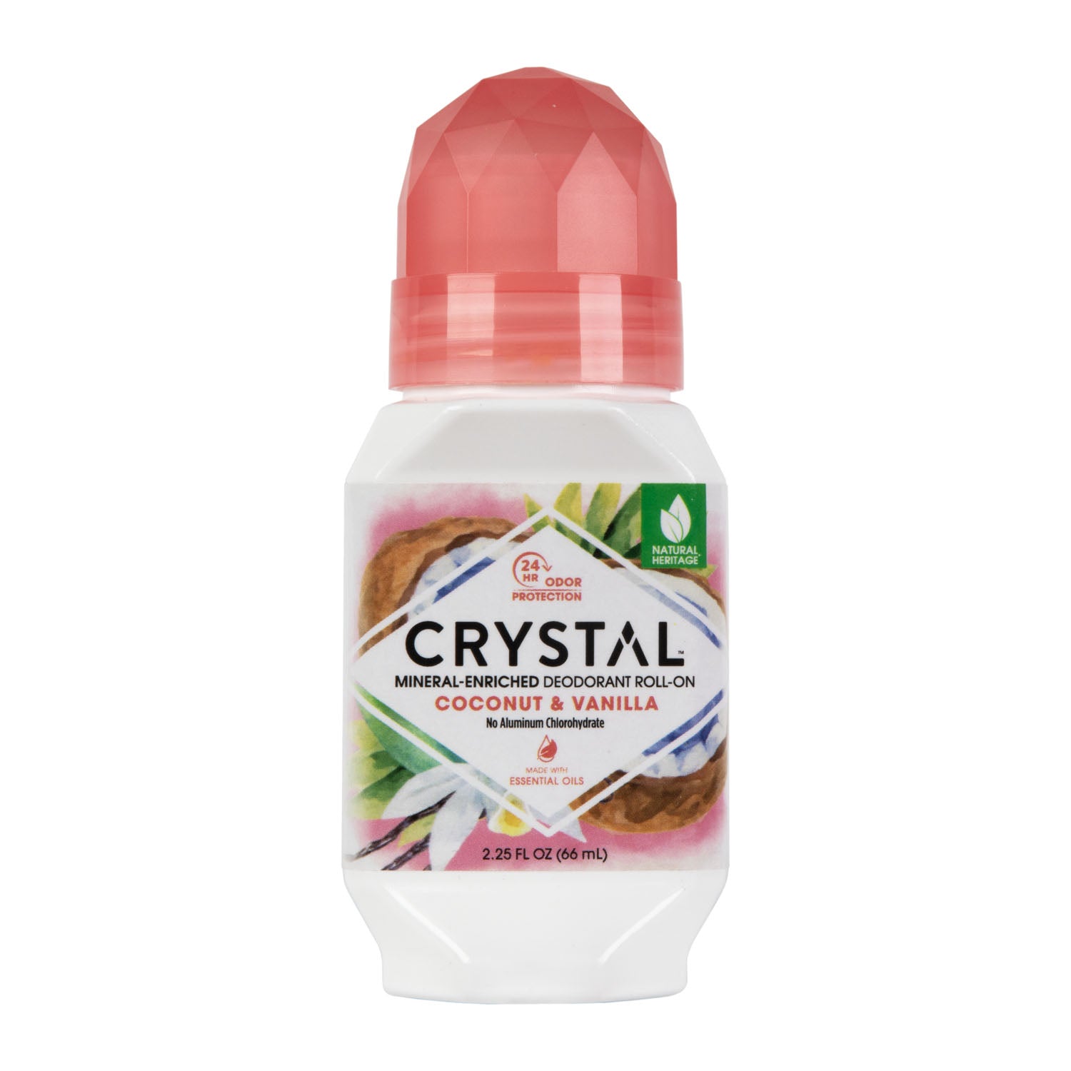 Mineral Deodorant Roll-On - Coconut & Vanilla