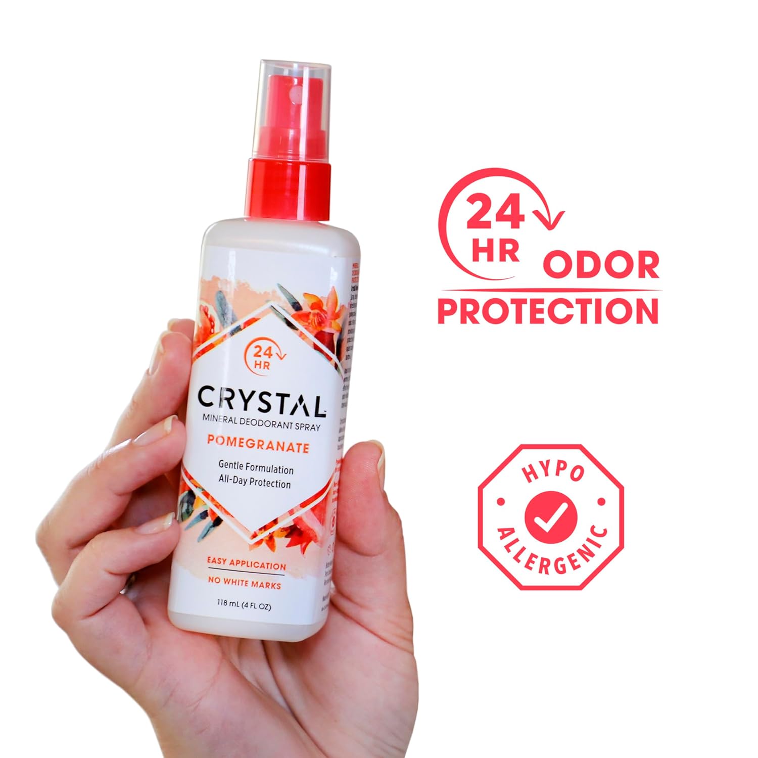 Mineral Deodorant Spray - Pomegranate