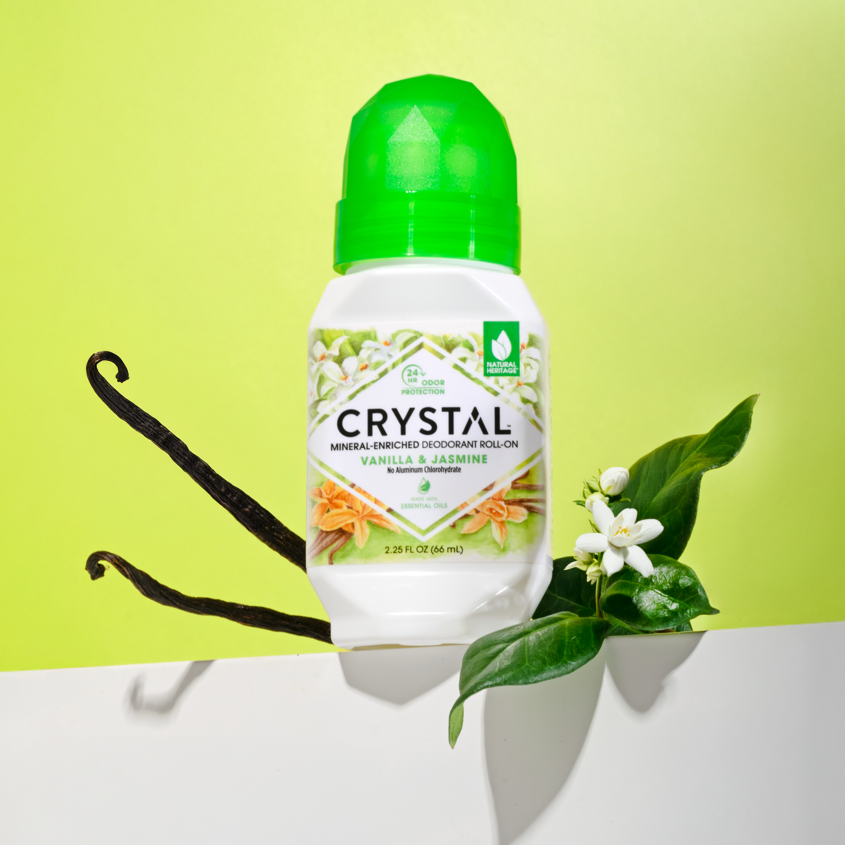 Mineral Deodorant Roll-On - Vanilla & Jasmine