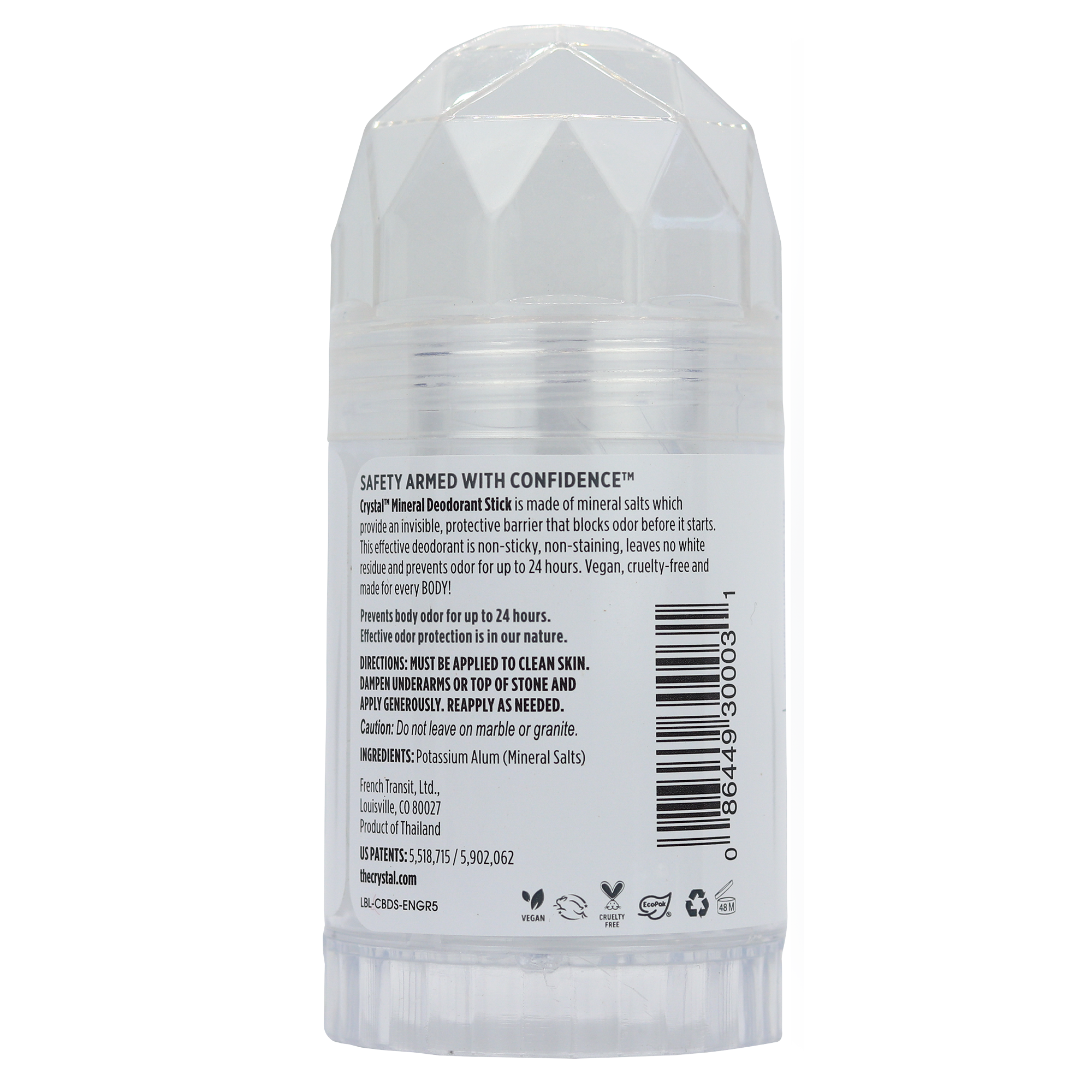Crystal Deodorant | |Natural Crystal Stick | Mineral Salt Deodorant | Salt | CRYSTAL™ Body Deodorant Stick – CRYSTAL™ Deodorant