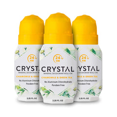 Mineral Deodorant Roll-On<br><p>Chamomile & Green Tea (3 Pack)</p>