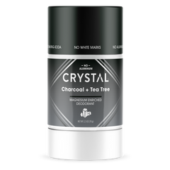 Magnesium Enriched Deodorant Charcoal + Tea Tree